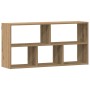 Estante de pared madera ingeniería roble artisian 100x25x50 cm en Estanterías | Comprar online en Foru.es