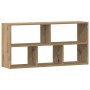Estante de pared madera ingeniería roble artisian 100x25x50 cm en Estanterías | Comprar online en Foru.es