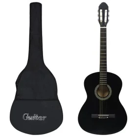 Guitarra clásica para principiantes con funda negro 4/4 39" de vidaXL, Guitarras - Ref: Foro24-3055600, Precio: 80,42 €, Desc...