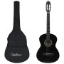 Guitarra clásica para principiantes con funda negro 4/4 39" de vidaXL, Guitarras - Ref: Foro24-3055600, Precio: 80,42 €, Desc...