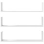 Estantes de pared 2 uds madera ingeniería blanca 80x18x18 cm en Estanterías | Comprar online en Foru.es