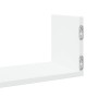 Estantes de pared 2 uds madera ingeniería blanca 80x18x18 cm en Estanterías | Comprar online en Foru.es
