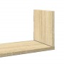 Estantes pared 3 uds madera ingeniería roble Sonoma 80x18x18 cm en Estanterías | Comprar online en Foru.es