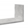 Estantes pared 3 uds madera ingeniería gris hormigón 80x18x18cm en Estanterías | Comprar online en Foru.es