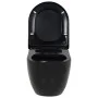 Inodoro de pared con cisterna oculta cerámica negro by vidaXL, Bathrooms - Ref: Foro24-3054479, Price: 321,71 €, Discount: %