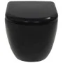 Inodoro de pared con cisterna oculta cerámica negro by vidaXL, Bathrooms - Ref: Foro24-3054479, Price: 321,71 €, Discount: %