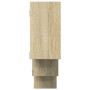 Estantería de pared madera ingeniería roble Sonoma 159x18x66cm en Estanterías | Comprar online en Foru.es