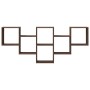 Estantería de pared madera ingeniería marrón roble 159x18x66 cm en Estanterías | Comprar online en Foru.es