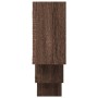 Estantería de pared madera ingeniería marrón roble 159x18x66 cm en Estanterías | Comprar online en Foru.es