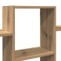 Estante de pared madera ingeniería roble artesanal 159x18x66 cm en Estanterías | Comprar online en Foru.es