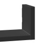 Estante de pared 3 unidades madera de ingeniería negro en Estanterías | Comprar online en Foru.es