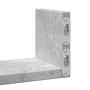 Estante de pared 3 unidades madera de ingeniería gris hormigón en Estanterías | Comprar online en Foru.es