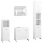 Conjunto de muebles de baño 4 pzas madera contrachapada blanco de vidaXL, Muebles de baño - Ref: Foro24-3056880, Precio: 173,...