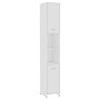 Conjunto de muebles de baño 4 pzas madera contrachapada blanco de vidaXL, Muebles de baño - Ref: Foro24-3056880, Precio: 178,...