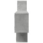 Estante de pared madera ingeniería gris hormigón 167,5x18x68 cm en Estanterías | Comprar online en Foru.es