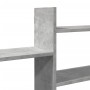 Estante de pared madera ingeniería gris hormigón 167,5x18x68 cm en Estanterías | Comprar online en Foru.es