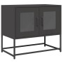 Mueble para TV acero laminado en frío negro 68x39x60,5 cm en Muebles TV | Comprar online en Foru.es