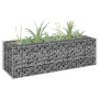 Arriate de gaviones de acero galvanizado 90x30x30 cm en Macetas y jardineras | Comprar online en Foru.es