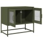 Mueble de TV acero laminado en frío verde oliva 68x39x60,5 cm en Muebles TV | Comprar online en Foru.es