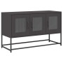 Mueble para TV acero laminado en frío negro 100,5x39x60,5 cm en Muebles TV | Comprar online en Foru.es