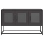 Mueble para TV acero laminado en frío negro 100,5x39x60,5 cm en Muebles TV | Comprar online en Foru.es