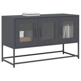 Mueble de TV acero laminado en frío antracita 100,5x39x60,5 cm en Muebles TV | Comprar online en Foru.es