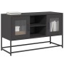 Mueble para TV de acero negro 100,5x39x60,5 cm en Muebles TV | Comprar online en Foru.es