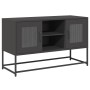Mueble para TV de acero negro 100,5x39x60,5 cm en Muebles TV | Comprar online en Foru.es