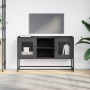 Mueble para TV de acero negro 100,5x39x60,5 cm en Muebles TV | Comprar online en Foru.es