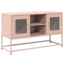 Mueble para TV de acero rosa 100,5x39x60,5 cm en Muebles TV | Comprar online en Foru.es