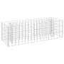 Arriate de gaviones de acero galvanizado 90x30x30 cm en Macetas y jardineras | Comprar online en Foru.es