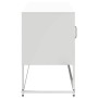 Mueble para TV de acero blanco 100,5x39x60,5 cm en Muebles TV | Comprar online en Foru.es