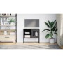 Mueble para TV de acero negro 68x39x60,5 cm en Muebles TV | Comprar online en Foru.es
