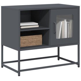 Mueble para TV de acero gris antracita 68x39x60,5 cm en Muebles TV | Comprar online en Foru.es