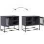 Mueble para TV de acero gris antracita 68x39x60,5 cm en Muebles TV | Comprar online en Foru.es