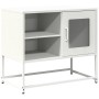 Mueble para TV de acero blanco 68x39x60,5 cm en Muebles TV | Comprar online en Foru.es