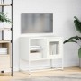 Mueble para TV de acero blanco 68x39x60,5 cm en Muebles TV | Comprar online en Foru.es