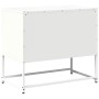 Mueble para TV de acero blanco 68x39x60,5 cm en Muebles TV | Comprar online en Foru.es