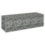 Arriate de gaviones de acero galvanizado 90x30x30 cm en Macetas y jardineras | Comprar online en Foru.es