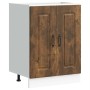 Mueble bajo para fregadero Kalmar roble ahumado 60x46x81,5 cm en Armarios de cocina | Comprar online en Foru.es