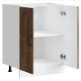 Mueble bajo para fregadero Kalmar roble ahumado 60x46x81,5 cm en Armarios de cocina | Comprar online en Foru.es