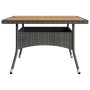 Set de comedor de jardín 9 pzas ratán PE y madera acacia gris de vidaXL, Conjuntos de jardín - Ref: Foro24-3058343, Precio: 5...