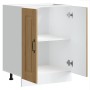 Mueble bajo para fregadero Kalmar roble artesanal 60x46x81,5 cm en Armarios de cocina | Comprar online en Foru.es