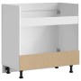 Mueble bajo para fregadero Kalmar blanco 80x46x81,5 cm en Armarios de cocina | Comprar online en Foru.es
