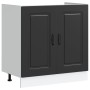 Mueble bajo para fregadero Kalmar negro 80x46x81,5 cm en Armarios de cocina | Comprar online en Foru.es
