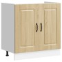 Mueble bajo para fregadero Kalmar roble sonoma 80x46x81,5 cm en Armarios de cocina | Comprar online en Foru.es