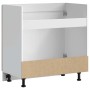 Mueble bajo para fregadero Kalmar roble ahumado 80x46x81,5 cm en Armarios de cocina | Comprar online en Foru.es