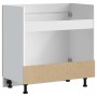 Mueble bajo para fregadero Kalmar roble artesanal 80x46x81,5 cm en Armarios de cocina | Comprar online en Foru.es