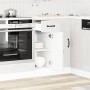Mueble bajo cocina Kalmar madera ingeniería blanca alto brillo en Armarios de cocina | Comprar online en Foru.es