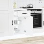 Mueble bajo de cocina Kalmar madera de ingeniería blanca en Armarios de cocina | Comprar online en Foru.es